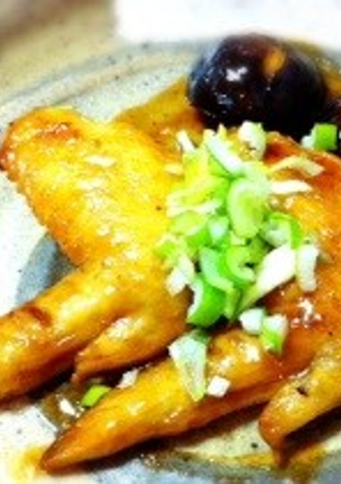 簡単麺つゆで 手羽先と椎茸の和風煮物-レシピのメイン写真