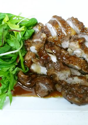鶏もも肉の赤ワイン照り焼き-レシピのメイン写真