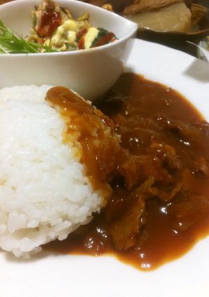 トロウマ♪懐かしの牛すじハヤシライス-レシピのメイン写真