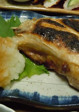 ブリカマ塩焼き♪-レシピのメイン写真