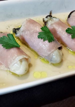 牡蠣の生ハム巻き焼き-レシピのメイン写真