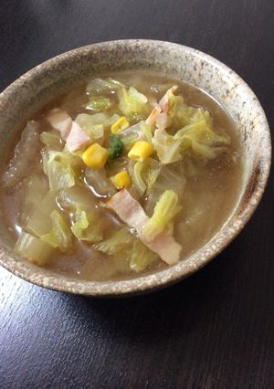 おかずの追加！簡単白菜コンソメ煮-レシピのメイン写真