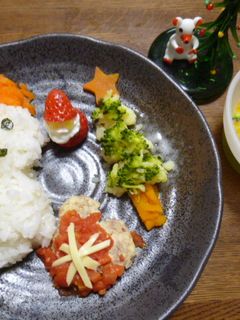 離乳食9ヶ月~ クリスマスメニュー-レシピのメイン写真
