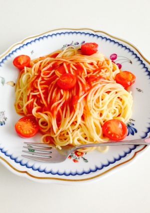 プチトマトの簡単パスタ-レシピのメイン写真