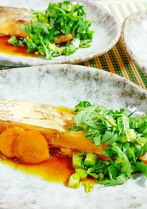 鯛の生姜煮☆菊菜ちらし♪-レシピのメイン写真