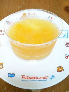 超簡単!ぷるぷるおれんじゼリー-レシピのメイン写真