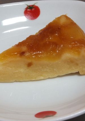 炊飯器で簡単・リンゴのチーズケーキ-レシピのメイン写真