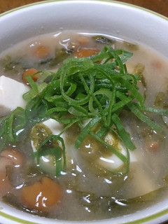 あおさ海苔となめこのお味噌汁-レシピのメイン写真