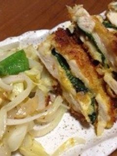 カレマヨ風味☆鶏胸肉の大葉サンド★-レシピのメイン写真