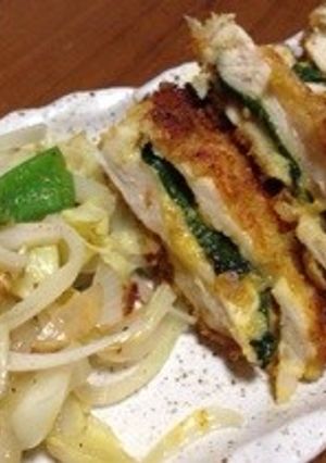 カレマヨ風味☆鶏胸肉の大葉サンド★-レシピのメイン写真