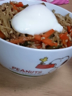 簡単!挽き肉野菜丼-レシピのメイン写真