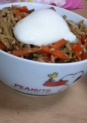 簡単！挽き肉野菜丼-レシピのメイン写真