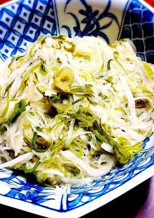 白髪大根とめかぶのさっぱりネバネバ和え-レシピのメイン写真
