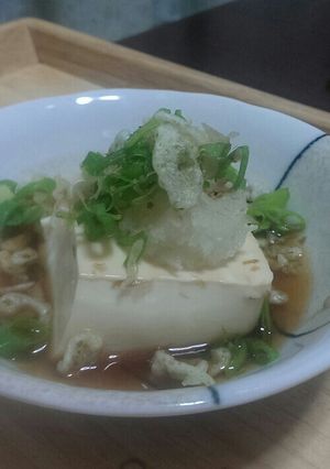 揚げ出し豆腐味の湯豆腐-レシピのメイン写真