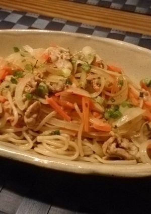 ◆簡単＆具材自由♡和風ｎａ麺チャンプル◆-レシピのメイン写真