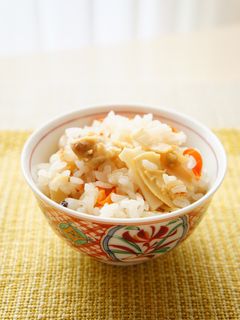 鯛だしの炊き込みご飯~鯛だしパックで~-レシピのメイン写真