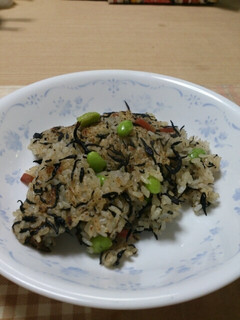 残り物のひじきおこげチャーハン-レシピのメイン写真