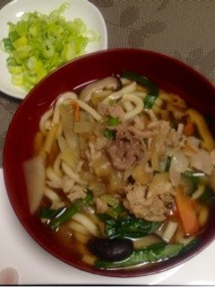 野菜たっぷりうどん 豚肉の時雨煮のっけ-レシピのメイン写真
