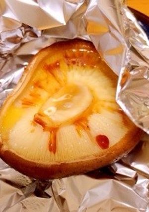 生しいたけのバターホイル焼き-レシピのメイン写真