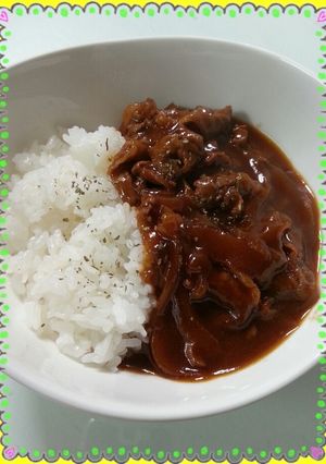 デミソースでハヤシライス☆-レシピのメイン写真