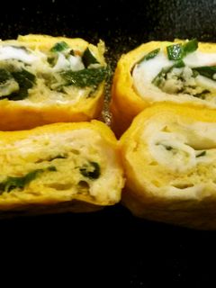 ニラ卵焼き-レシピのメイン写真