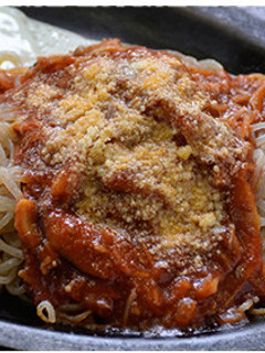 簡単!こんにゃくミートソーススパゲッティ-レシピのメイン写真