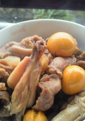 鳥ひも 卵煮-レシピのメイン写真