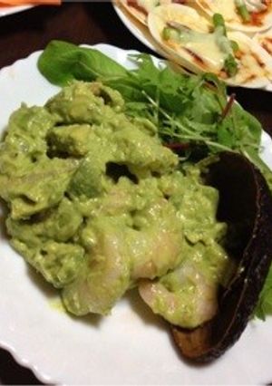 居酒屋メニュー☆アボカドとエビのコロコロ-レシピのメイン写真