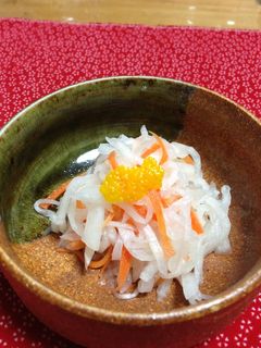 紅白なます(ゆずを使って)-レシピのメイン写真