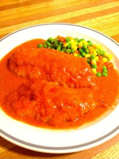 料理男子の白身魚のトマト煮-レシピのメイン写真