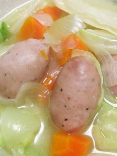 ウインナーポトフ 152kcal-レシピのメイン写真