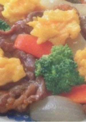 牛肉とブロッコリーの卵炒め-レシピのメイン写真