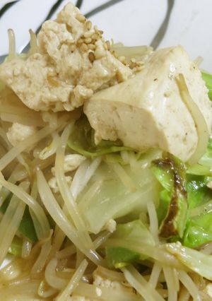 2分！素早い！豆腐チャンプルー もやし編-レシピのメイン写真