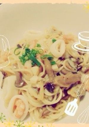 簡単☆シーフードペペロンチーノ-レシピのメイン写真