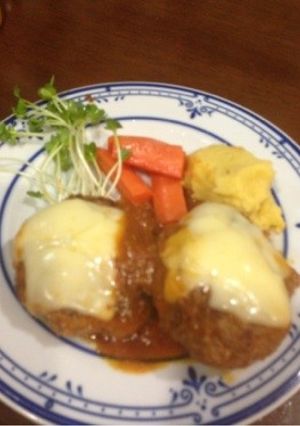 煮込みハンバーグ-レシピのメイン写真