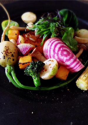 サーモンと季節野菜のグリル-レシピのメイン写真