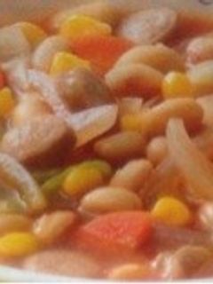 ウインナーと豆のケチャップ煮-レシピのメイン写真