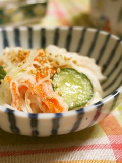 かにかまと胡瓜の中華サラダ-レシピのメイン写真