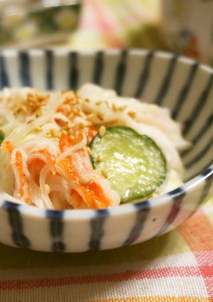 かにかまと胡瓜の中華サラダ-レシピのメイン写真