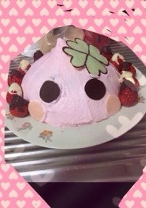 ほっぺちゃんケーキ キャラ-レシピのメイン写真