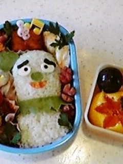 Eテレみいつけた!のサボさんのキャラ弁♪-レシピのメイン写真