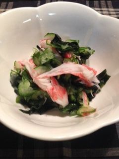 きゅうりとわかめの酢の物-レシピのメイン写真