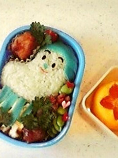 Eテレみいつけた!のコッシーのキャラ弁♪-レシピのメイン写真