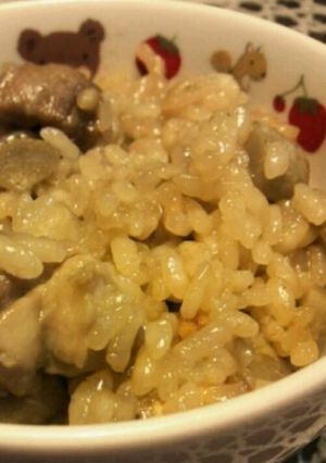 鶏ごぼうおこわ-レシピのメイン写真