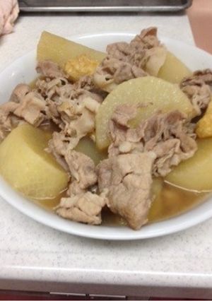 とろける大根が美味い！豚肉と大根の煮物-レシピのメイン写真