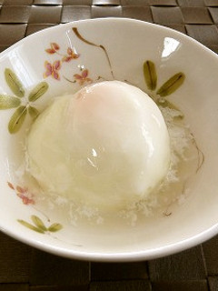 レンジでお手軽!温泉たまご-レシピのメイン写真