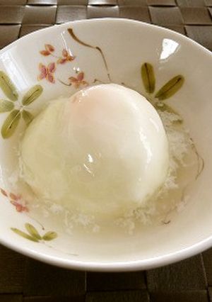 レンジでお手軽!温泉たまご-レシピのメイン写真