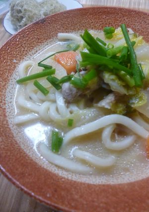 豚汁リメイク・味噌煮込みうどん-レシピのメイン写真