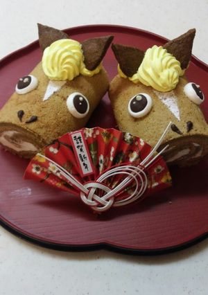 干支☆お馬さんケーキ-レシピのメイン写真