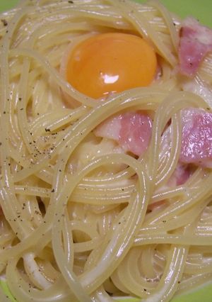 カリカリベーコンのカルボナーラ-レシピのメイン写真